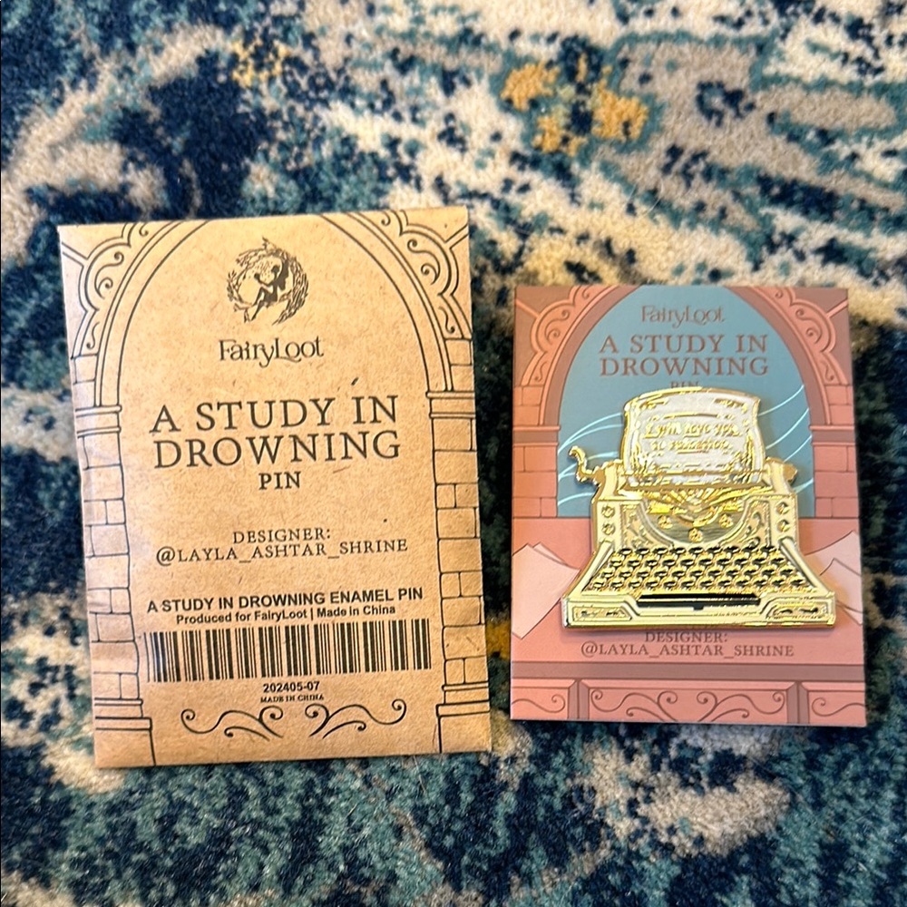 FairyLoot Study in Drowning pin